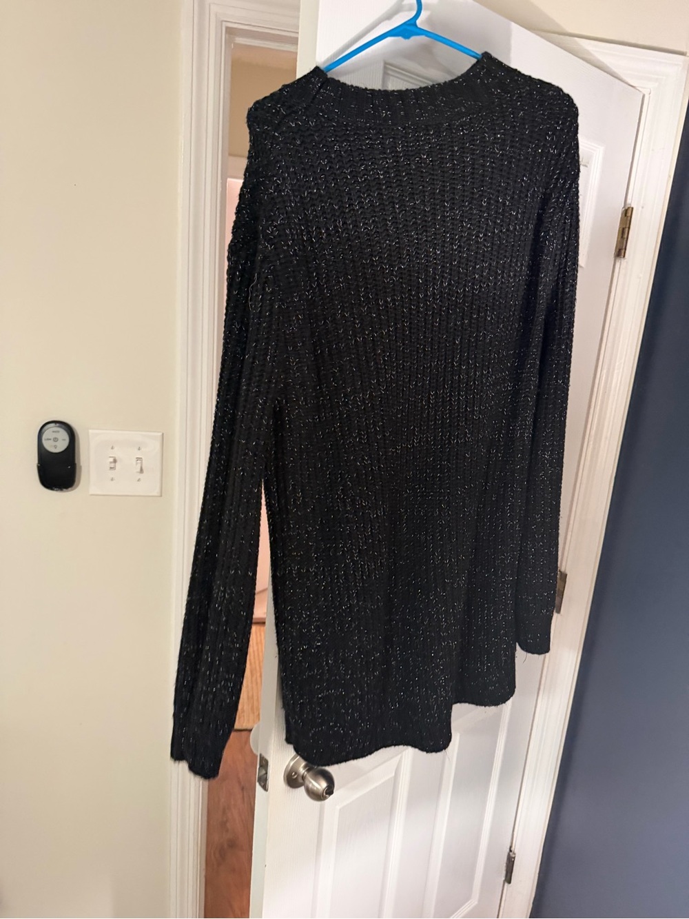 Black Sparkle Show Me Your Mumu sweater dress M